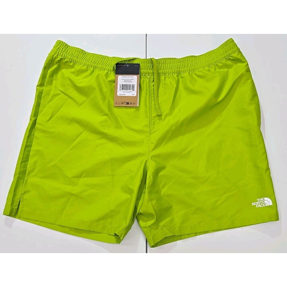 The North Face Men's XL Regular Green Solid Swim Shorts Drawstring NF0A8CQG1MO